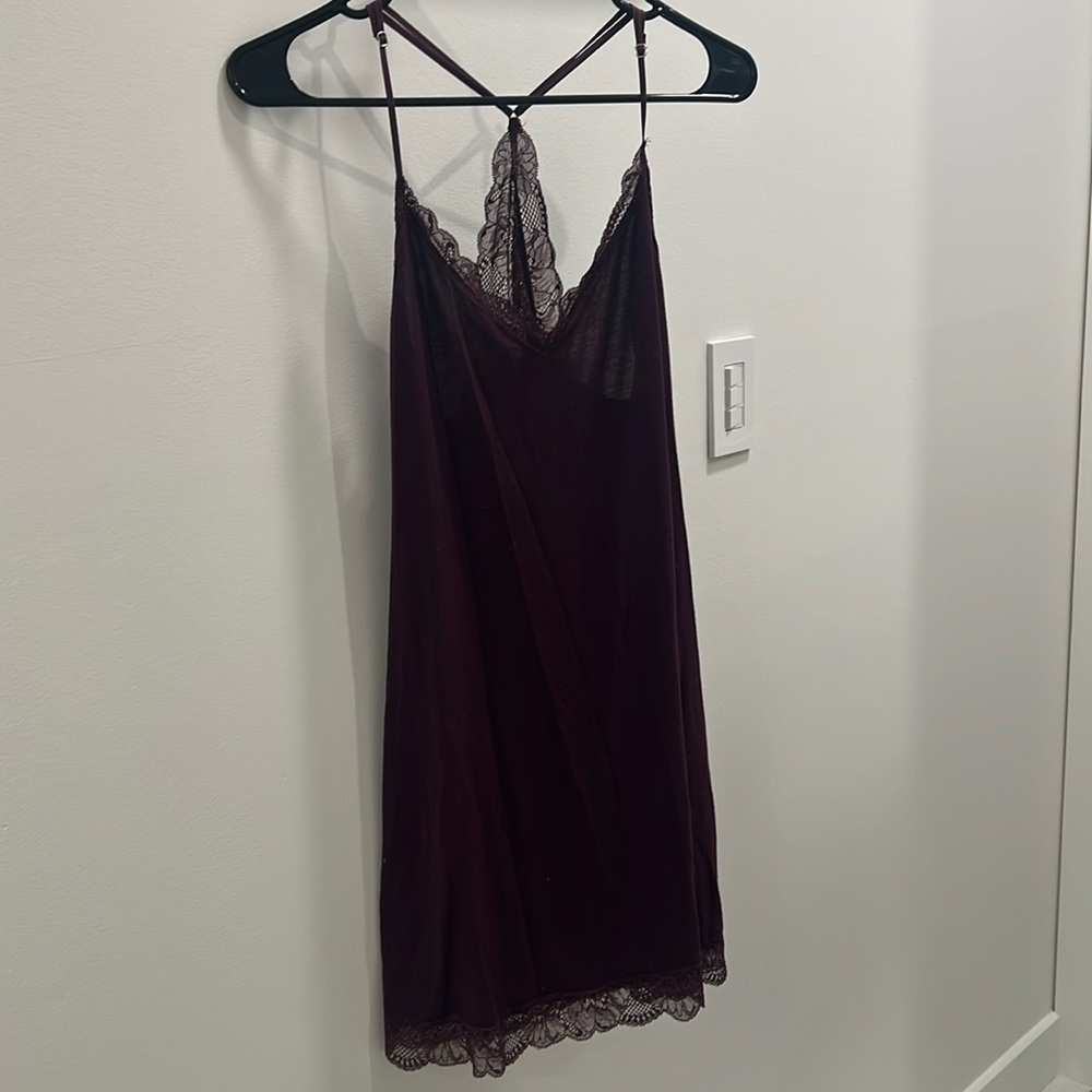 Maroon VS nightgown